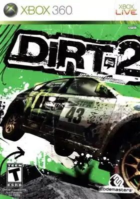 DiRT 2 (USA) box cover front